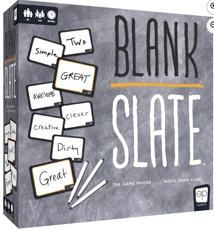 Blank Slate party game box
